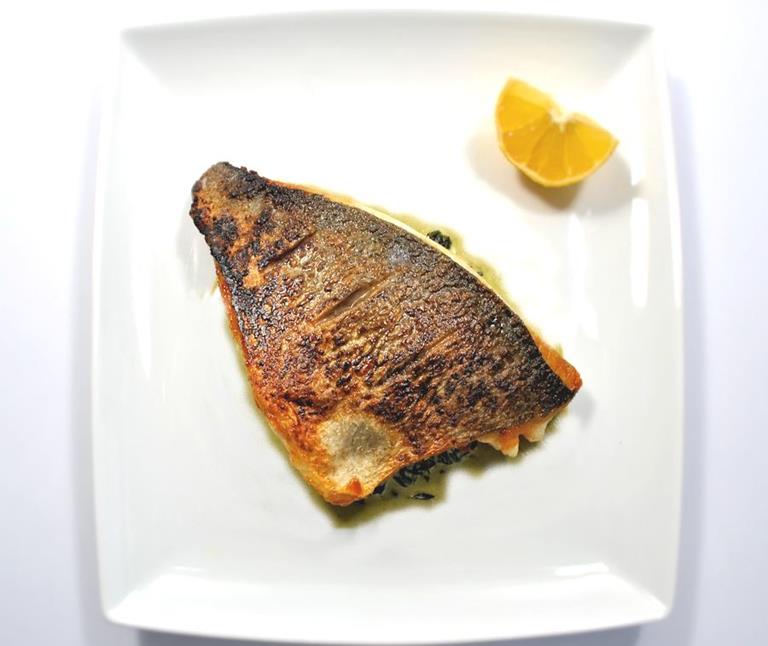 Pan Fried Fish With Creamed Spinach Recipe Cuisine Fiend